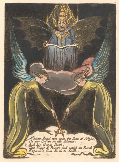 Europe. A Prophecy, Plate 12, Albion
